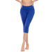 High Waist yoga capri leggings - sharkshape fitness