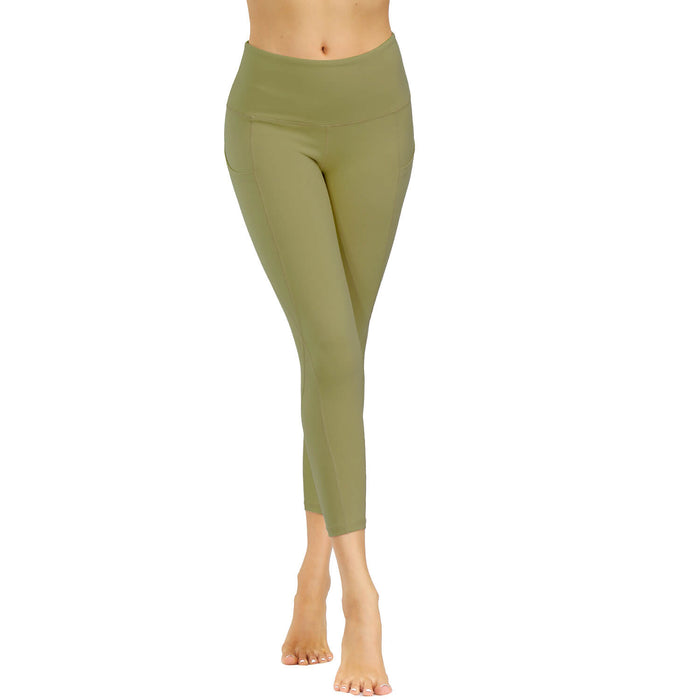 High Waist Yoga Pants - 7/8 Leggings - sharkshape fitness