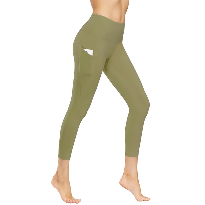 High Waist Yoga Pants - 7/8 Leggings - sharkshape fitness