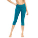 High Waist yoga capri leggings - sharkshape fitness