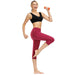 High Waist yoga capri leggings - sharkshape fitness