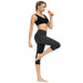 High Waist yoga capri leggings - sharkshape fitness