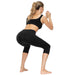 High Waist yoga capri leggings - sharkshape fitness
