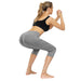 High Waist yoga capri leggings - sharkshape fitness