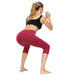 High Waist yoga capri leggings - sharkshape fitness