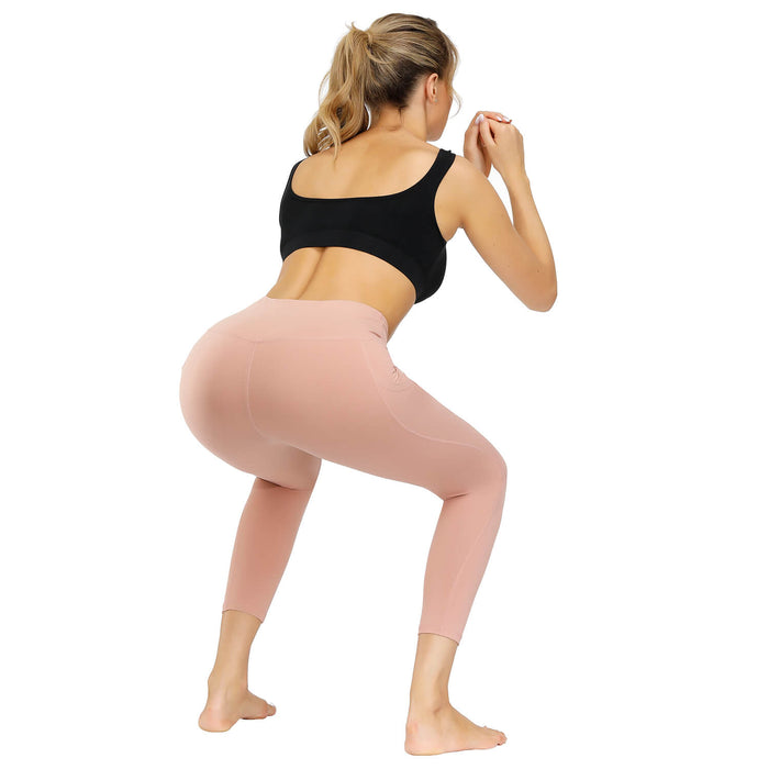 High Waist Yoga Pants - 7/8 Leggings - sharkshape fitness