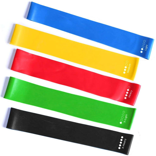 Resistance Exercise Band - Set of 5 - sharkshape fitness