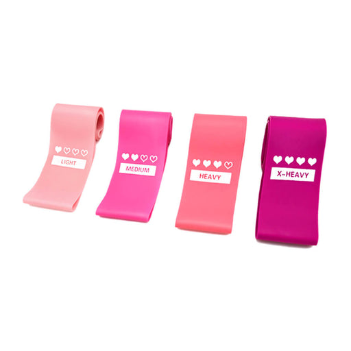 Women Resistance Exercise Band Suitable for Beginner- Set of 4 - sharkshape fitness