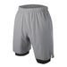 Men's 2 in 1 Workout Shorts - sharkshape fitness