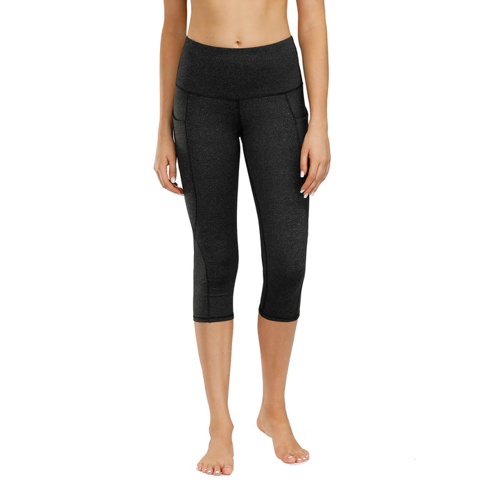 High Waist yoga capri leggings - sharkshape fitness
