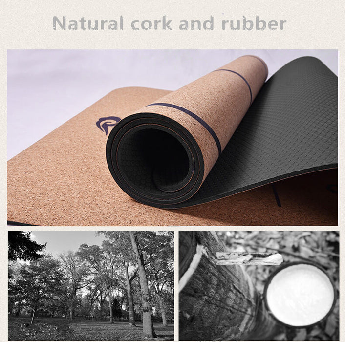 Cork Yoga Mat - sharkshape fitness