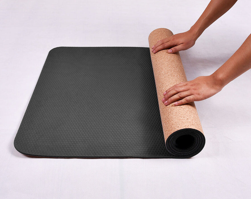 Cork Yoga Mat - sharkshape fitness