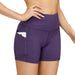 High Waist Yoga Shorts - sharkshape fitness