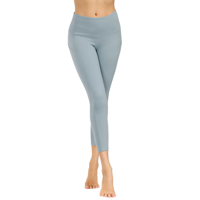 High Waist Yoga Pants - 7/8 Leggings - sharkshape fitness