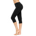 High Waist yoga capri leggings - sharkshape fitness