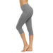 High Waist yoga capri leggings - sharkshape fitness