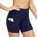 High Waist Yoga Shorts - sharkshape fitness
