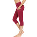 High Waist yoga capri leggings - sharkshape fitness