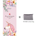 Portable suede yoga mat - sharkshape fitness
