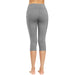 High Waist yoga capri leggings - sharkshape fitness