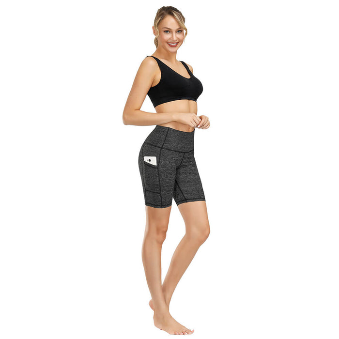 High Waist Yoga Shorts - sharkshape fitness