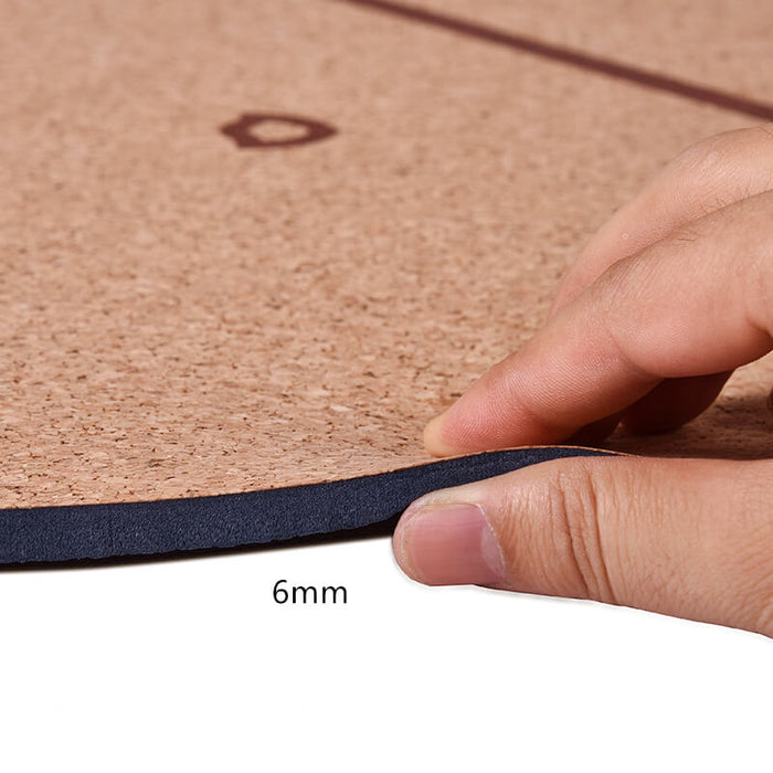 Cork Yoga Mat - sharkshape fitness
